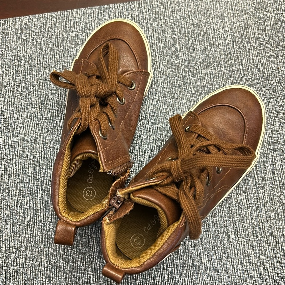 Cat and Jack high top sneakers